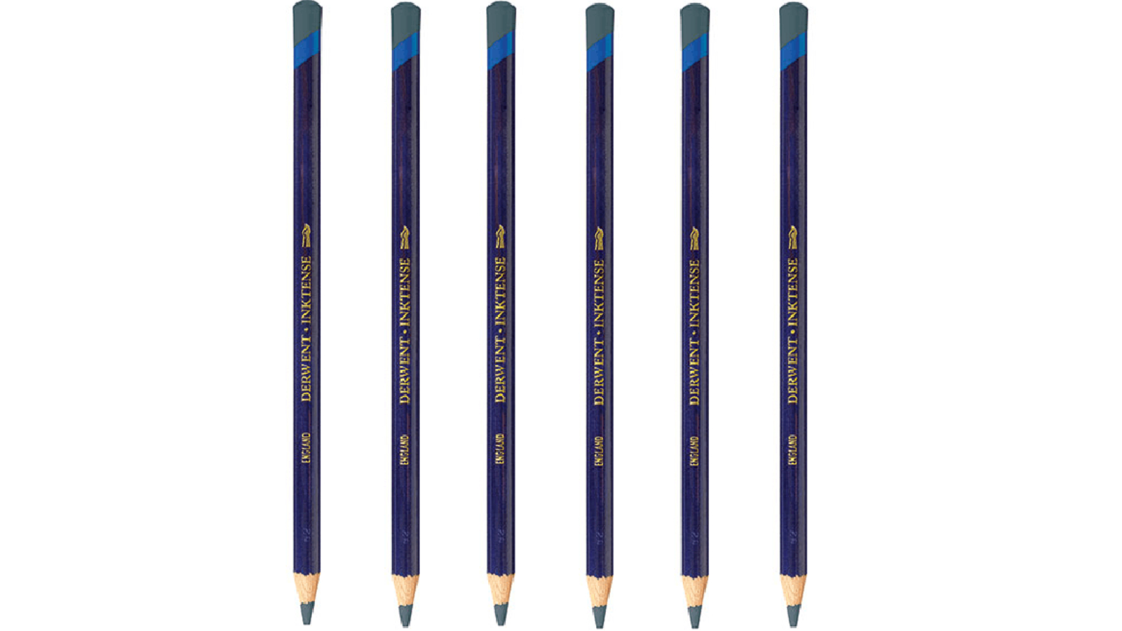 Derwent 2000 Pack of 6 Inktense Pencil - Bark