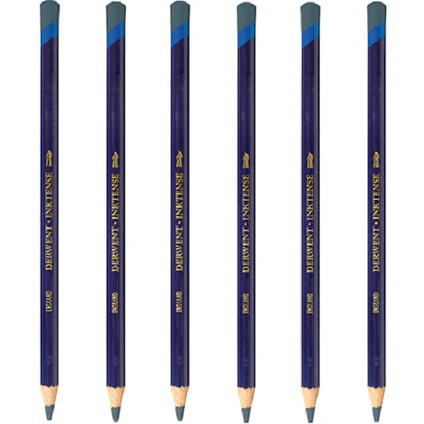 Derwent 2000 Pack of 6 Inktense Pencil - Bark