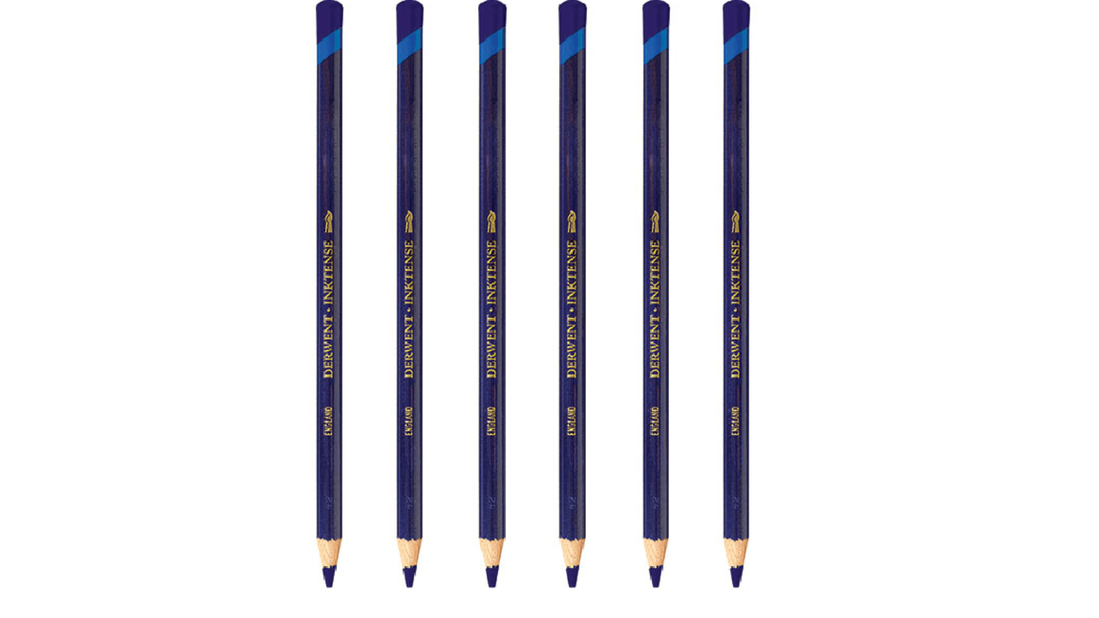 Derwent 0730 Pack of 6 Inktense Pencil - Dusky Purple
