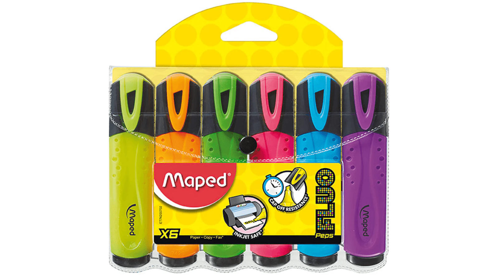 Maped X6 Fluo Peps Highlighter Wallet 6
