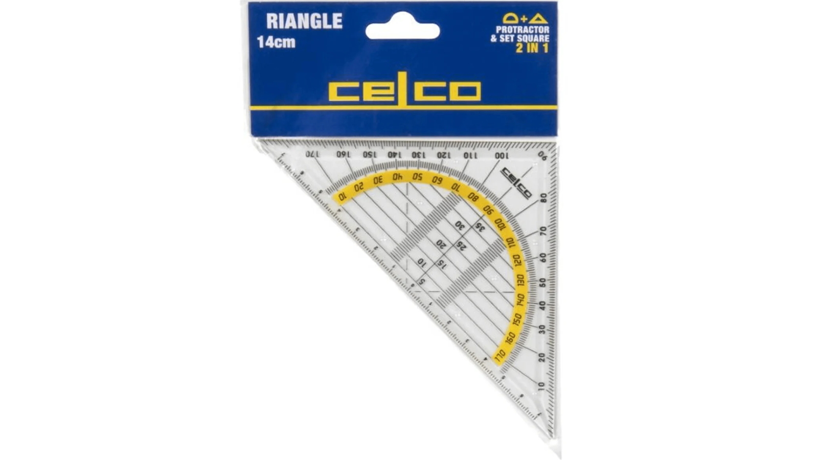 Celco 2-in-1 Triangle Geometry Set - 14cm