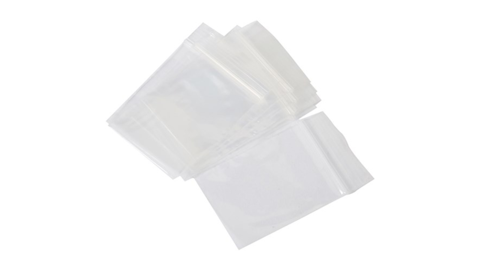 Cumberland Clear Resealable Press Seal Plastic Bag - Pack of 100