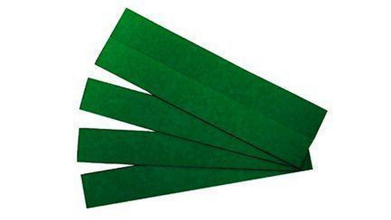 Quartet 2.2 x 15cm Pack of 25 Strips Magnetic - Green