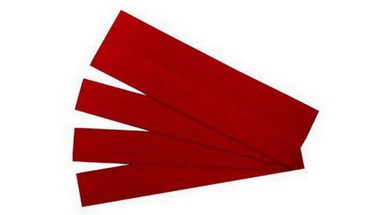 Quartet 2.2 x 15cm Pack of 25 Red Magnetic Strips