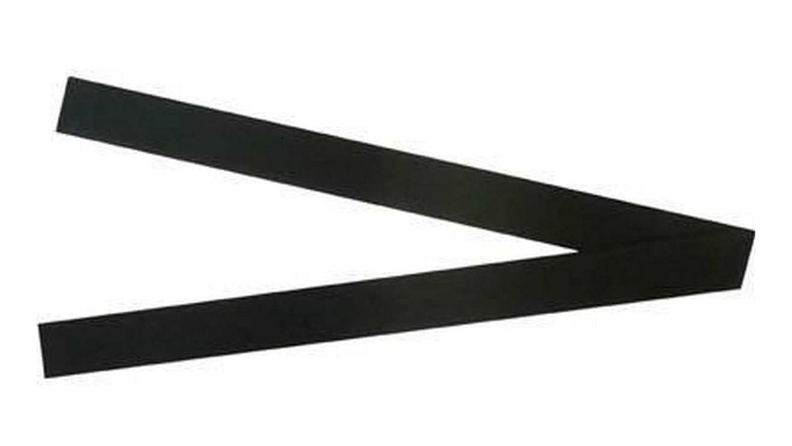 Quartet 2.5 x 30cm Pack of 25 Strips Magnetic - Black