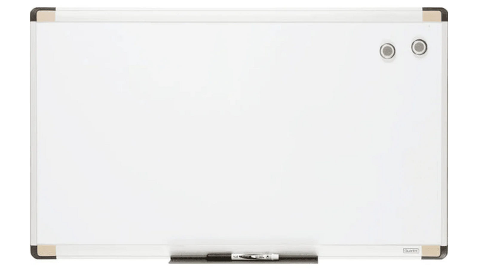 Quartet 760x460mm Euro Magnetic Whiteboard with Pen Tray Marker Magnets