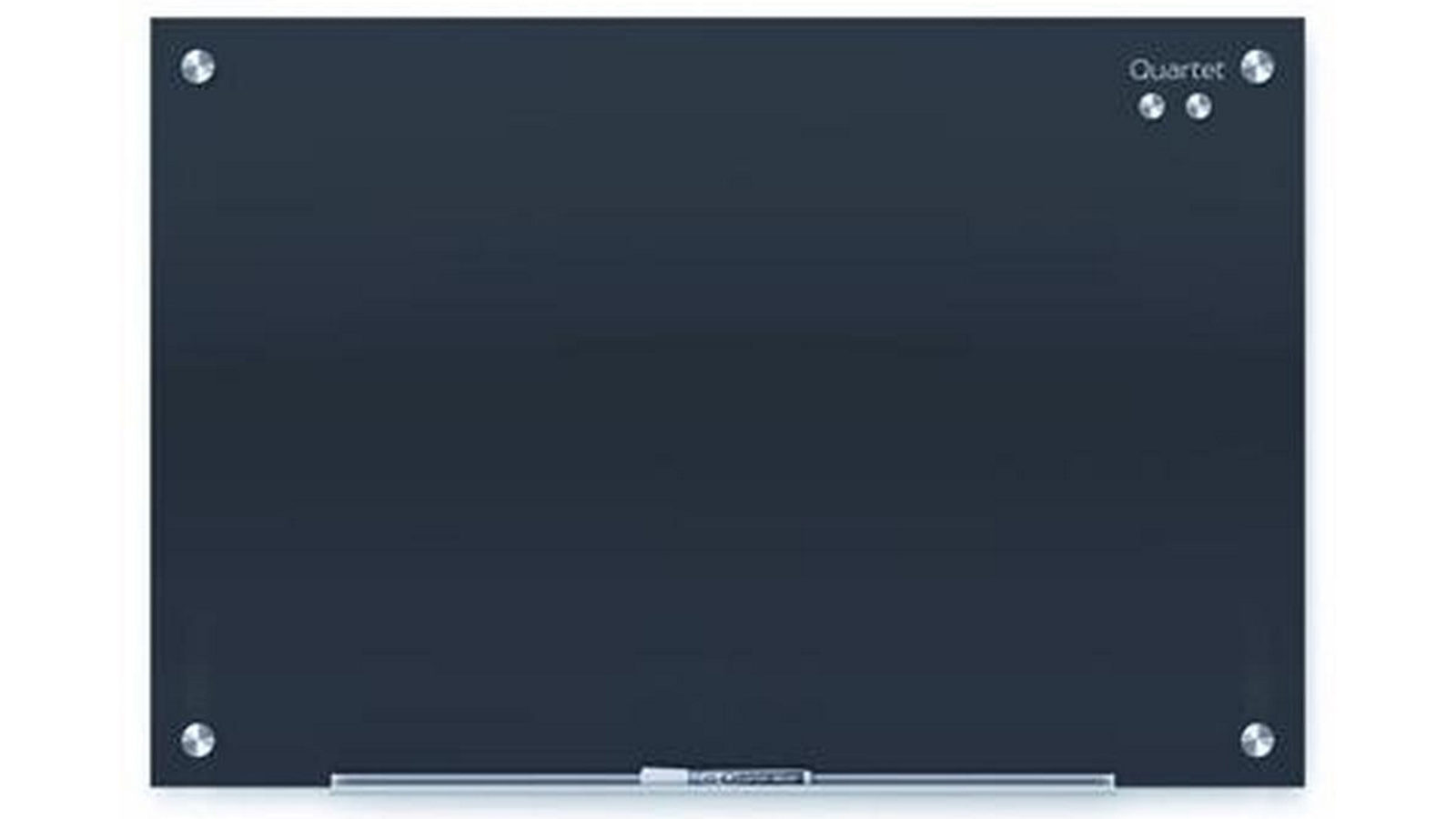 Quartet 45 x 60cm Infinity Glassboard - Black