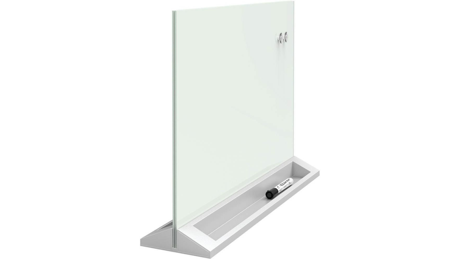 Quartet White Desktop Magnetic Dry Erase Panel - 43 x 58.4cm