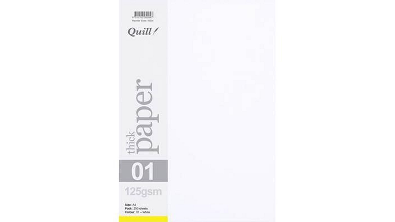 Quill 125gsm White Pack of 250 Coloured A4 Copy Paper