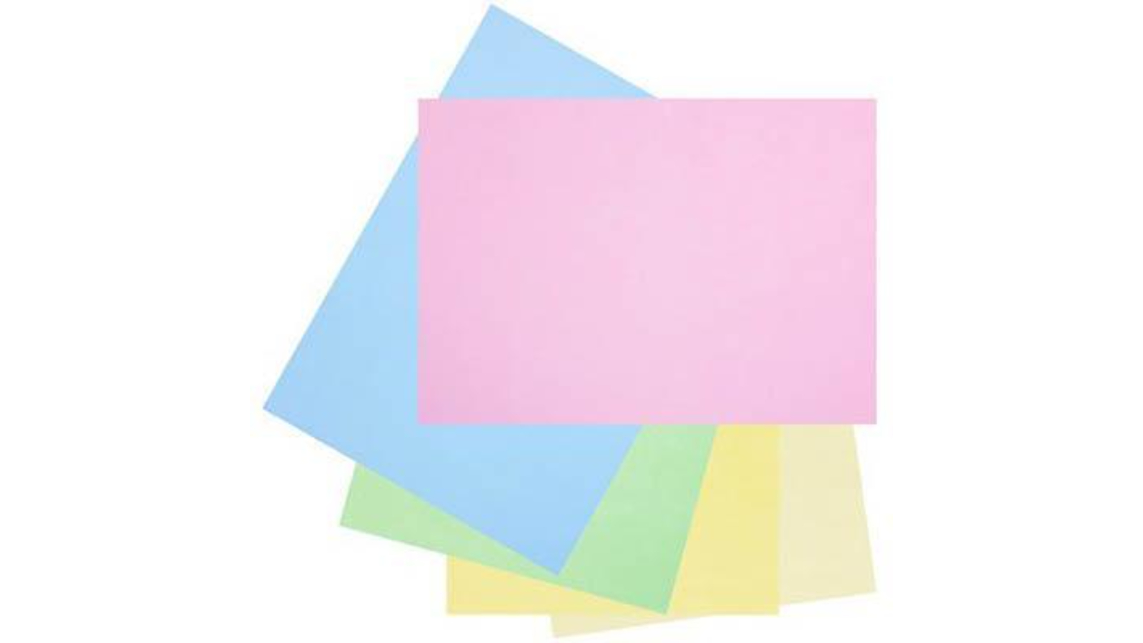Quill Pack of 150 80gsm A3 Assorted Coloured Copy Paper - Pastel