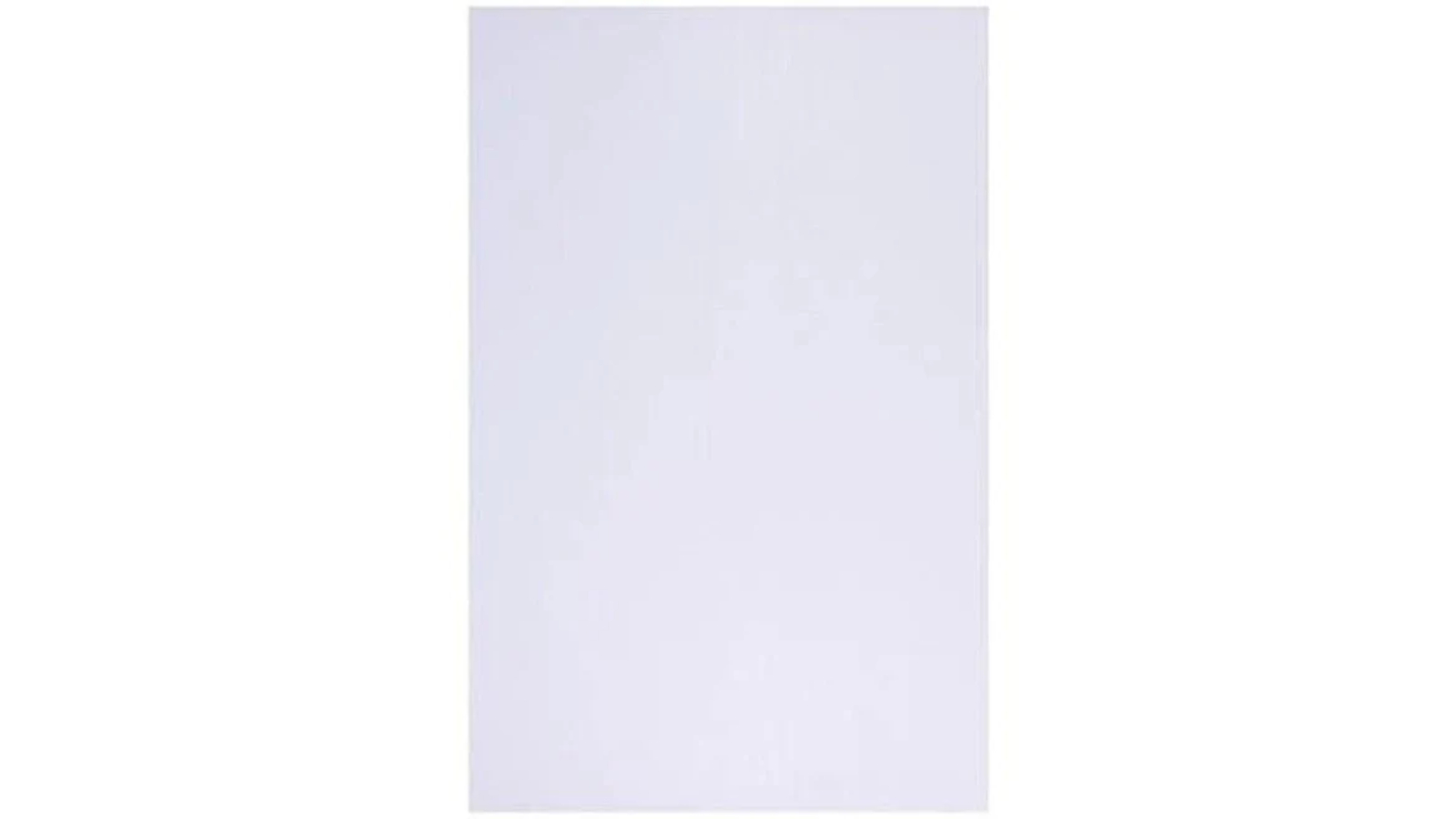 Quill Polypropylene Sign Board - White