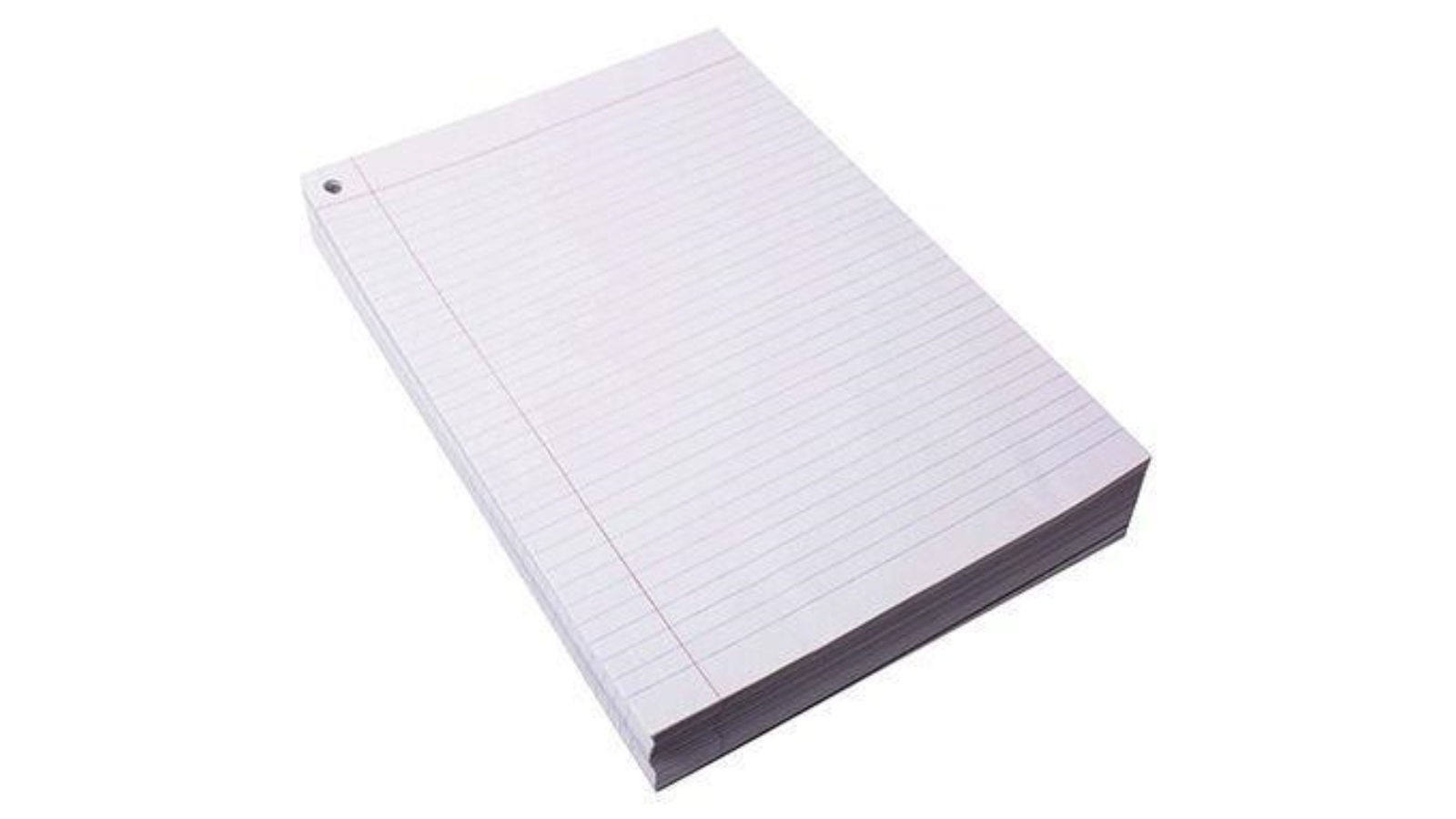 Quill Pack of 500 60gsm A4 Loose Leaf Exam Paper with Hole