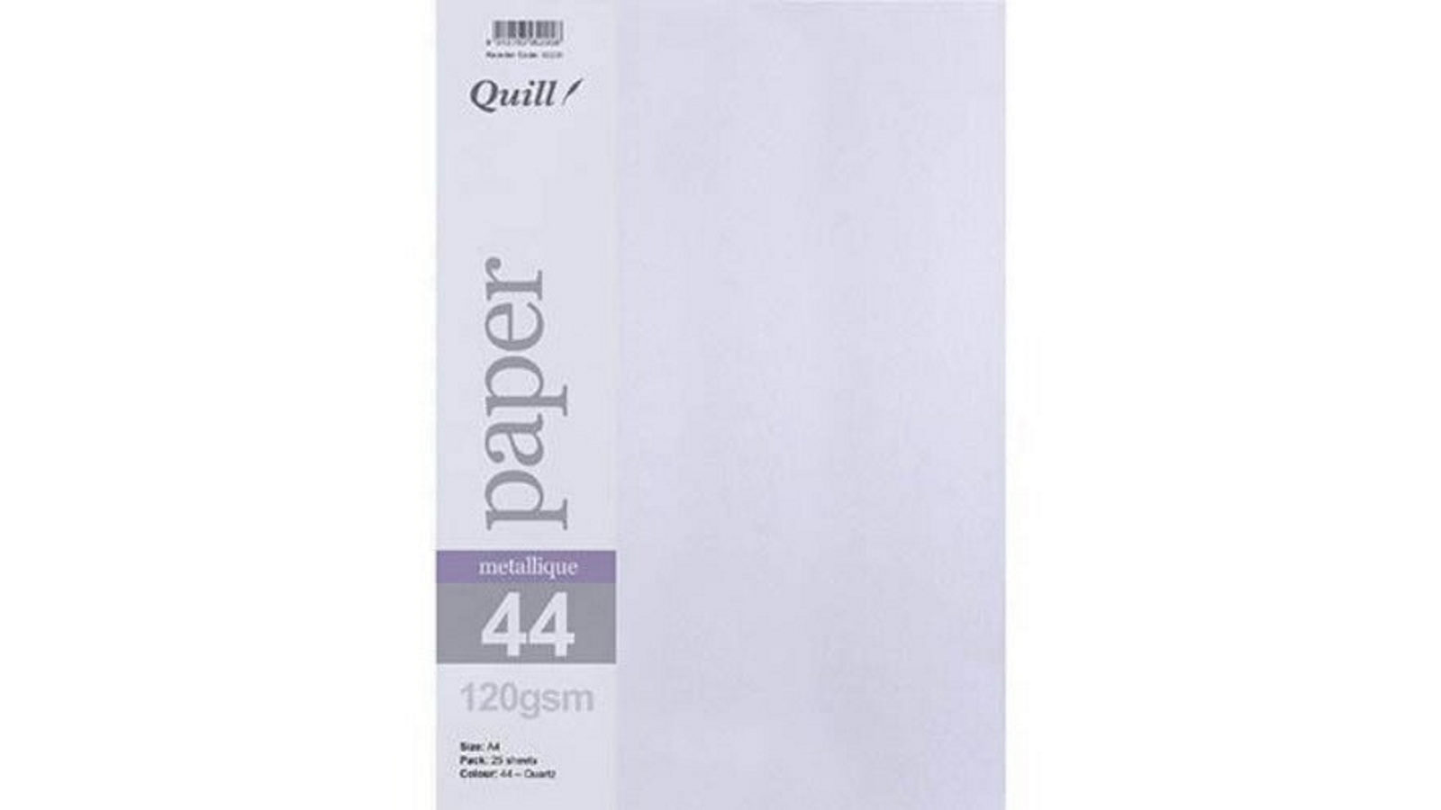 Quill 120gsm A4 Quartz Pack 25 Metallique Paper