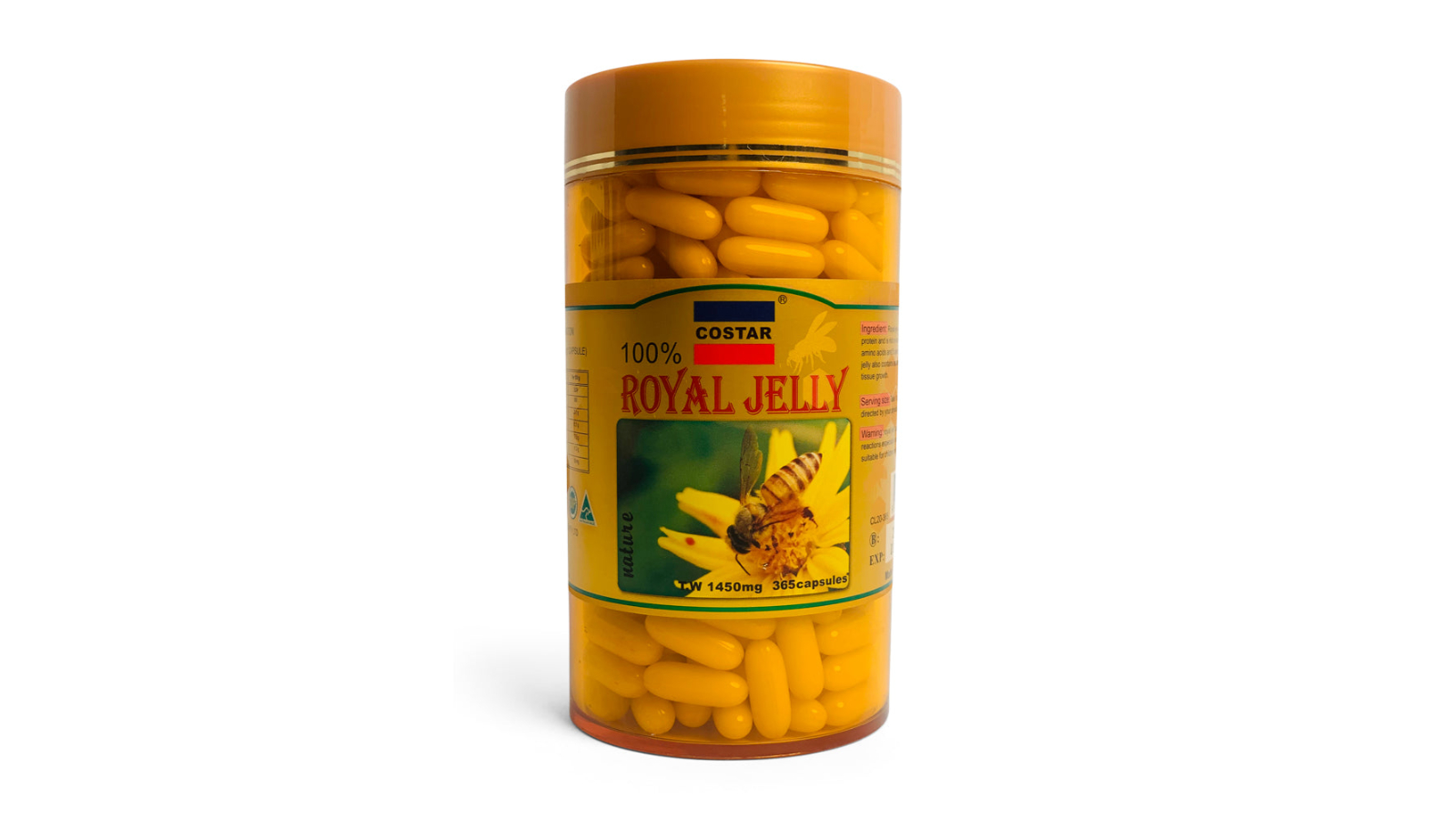 Costar 365 Piece Pure Royal Bee Jelly Capsule - 1450mg