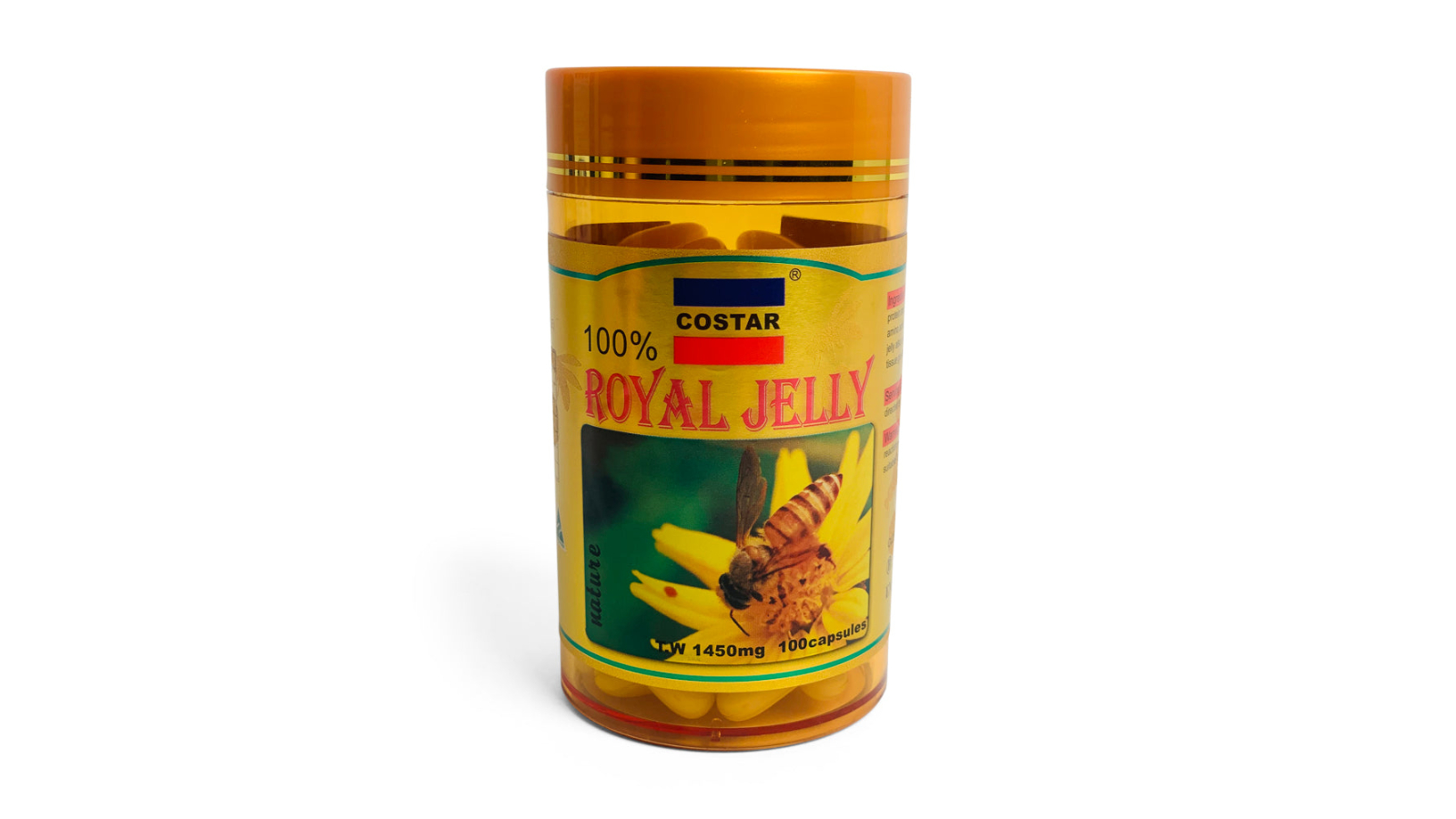 Costar 100 Piece Pure Royal Bee Jelly Capsule - 1450mg