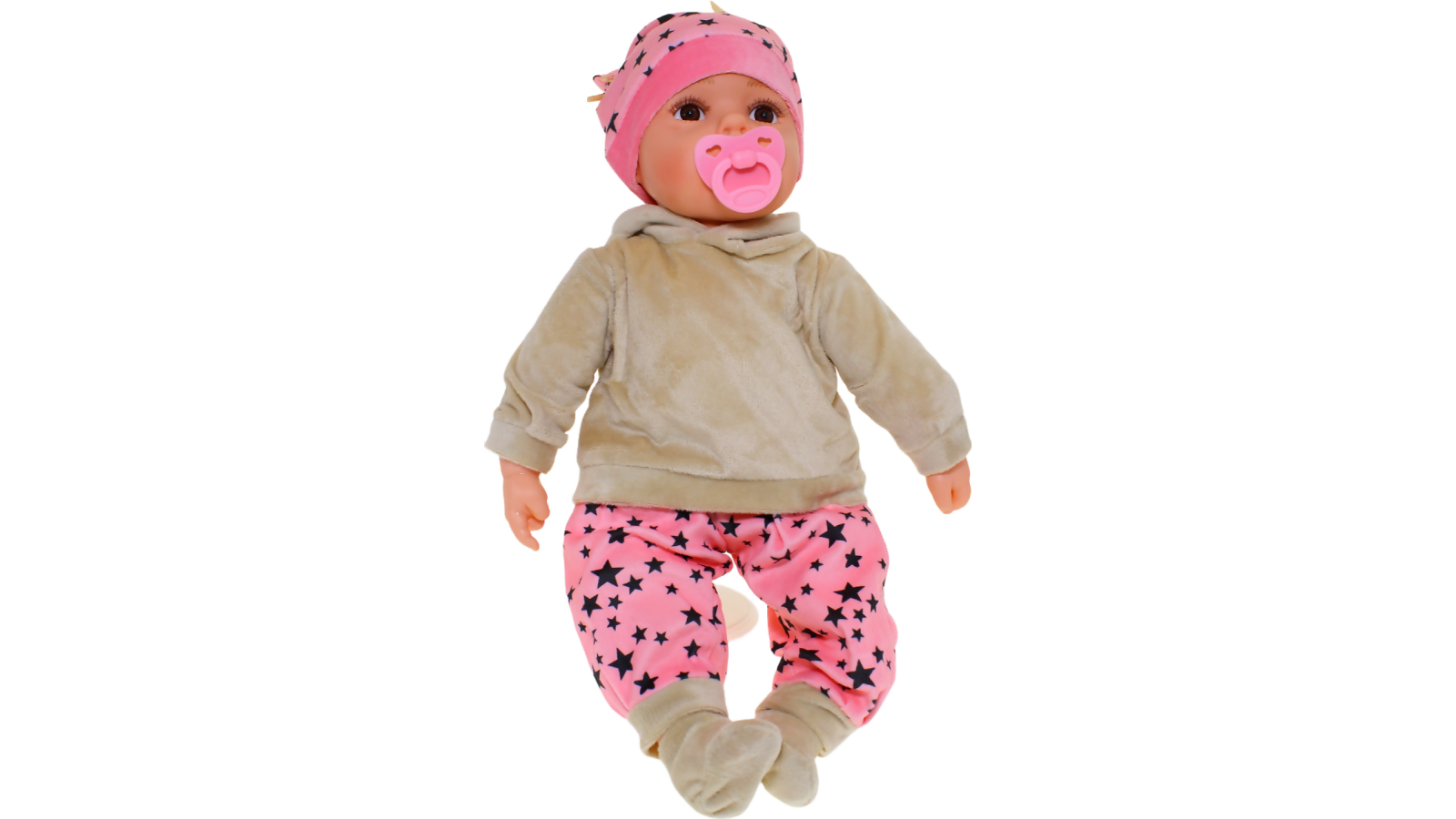 Cotton Candy Baby Doll Amelia with Dummy Pink Outfit Star