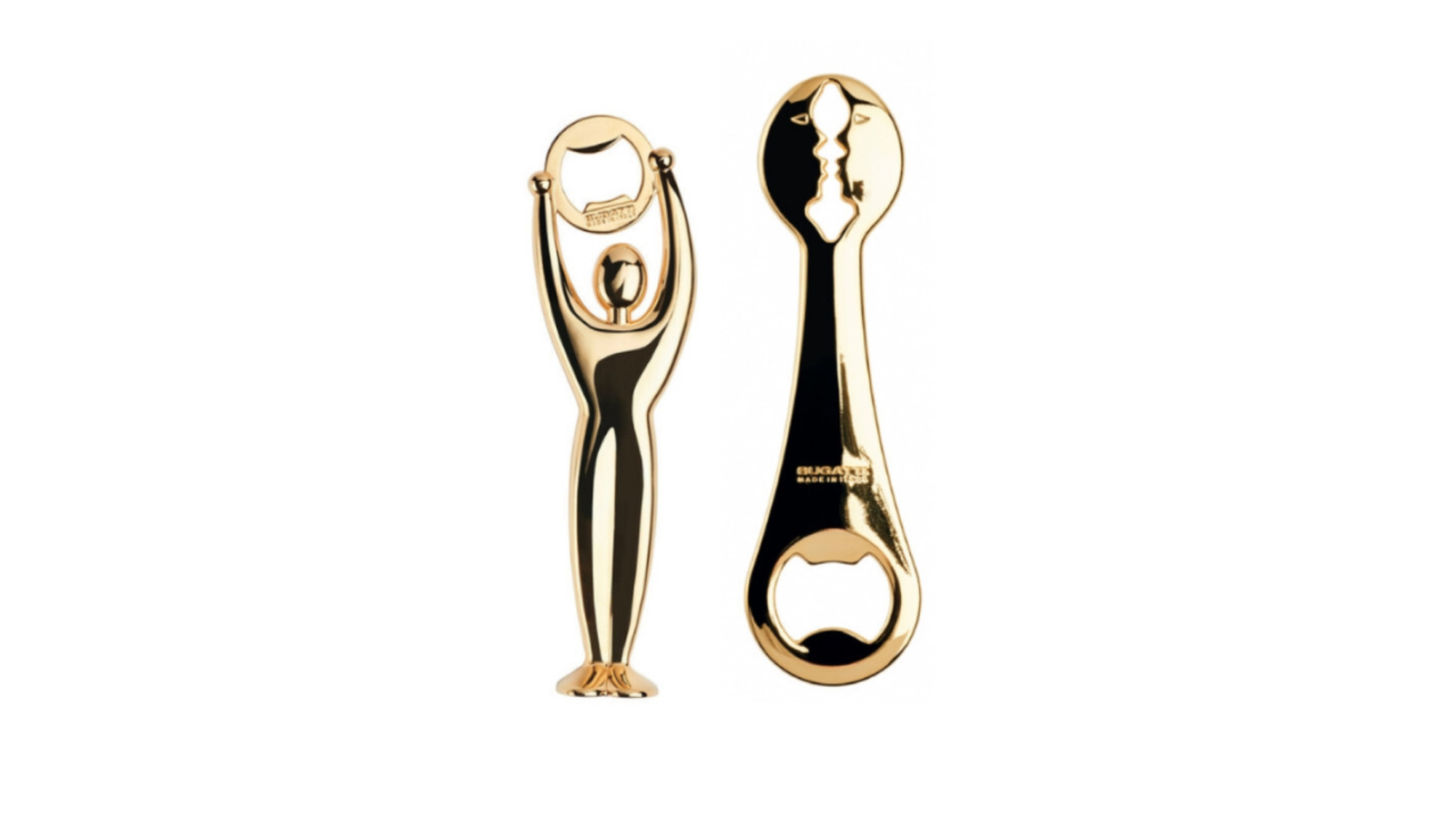 Bugatti Kiss Bottle Opener Set - Gold