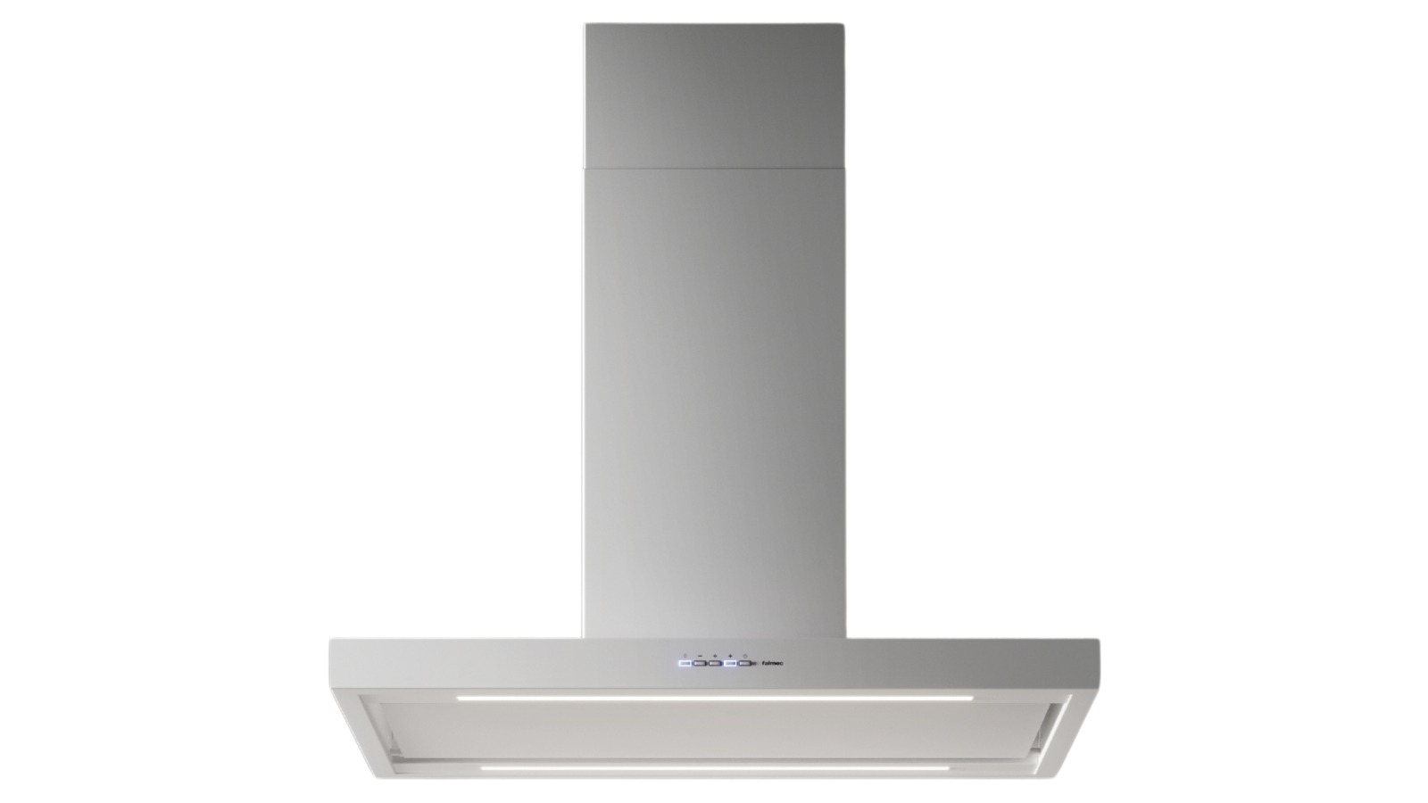 Falmec 90cm Plane Plus Island Canopy Rangehood - White
