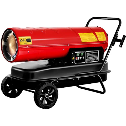 Industrial Kerosene Diesel Forced Hot Air Blower Digital Warehouse Shed 58KW Portable Fan Heater