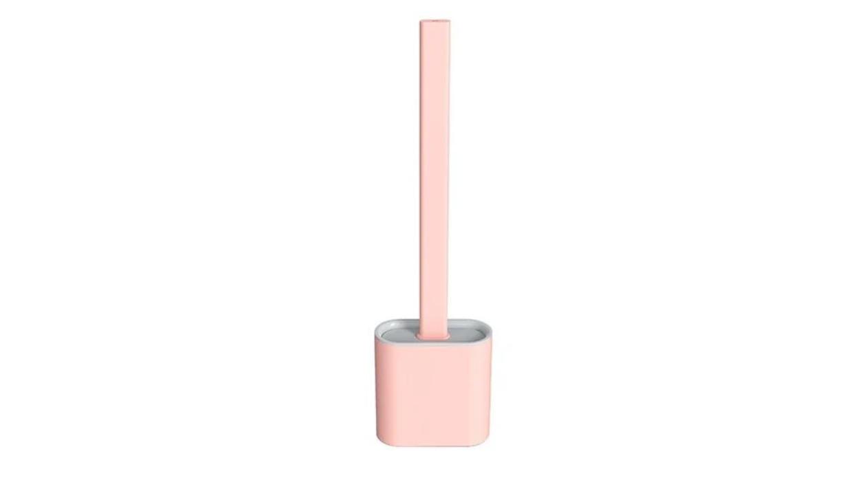 NNEOBA Silicone Wall Mounted Soft Toilet Brush Set