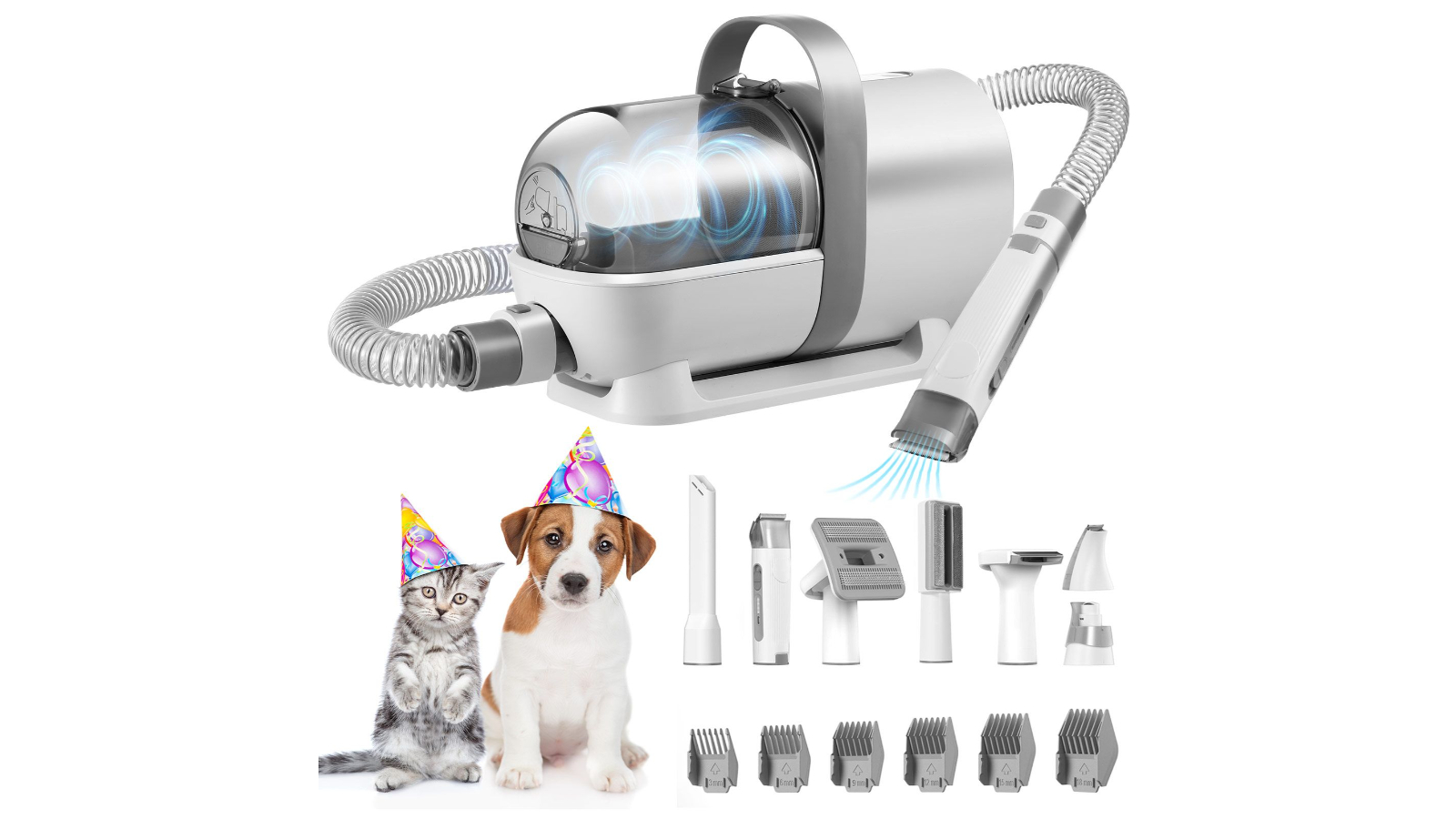 Pet Scene 7-in-1 Deshedding Brush Clipper Hair Grooming Kit