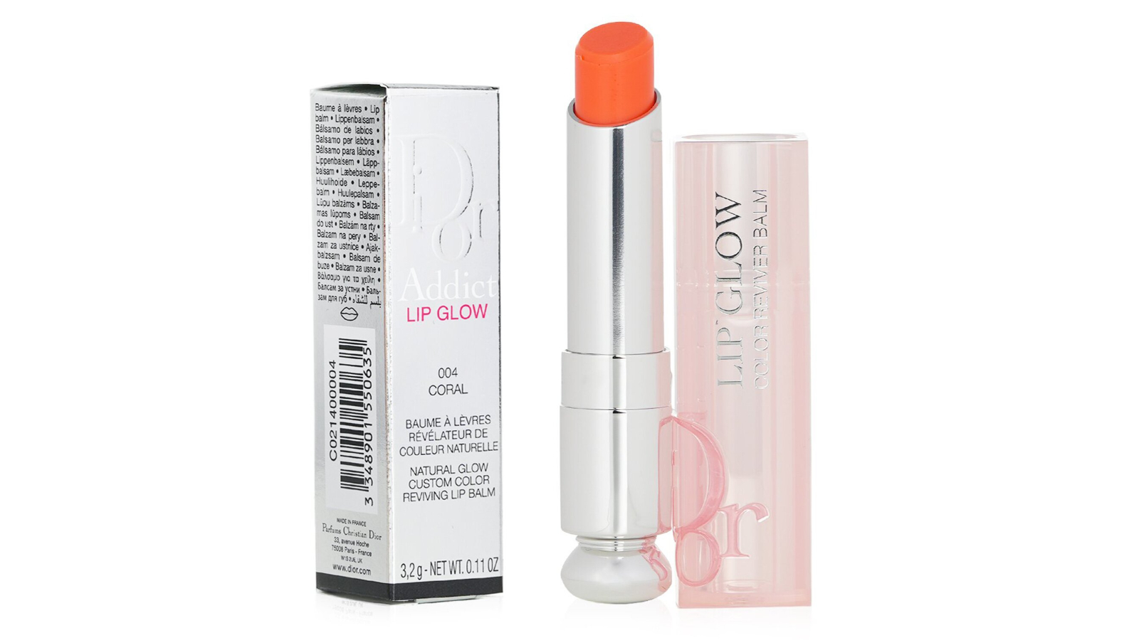 Christian Dior Coral Dior Addict Lip Glow Reviving Lip Balm - 3.2g/0.11oz