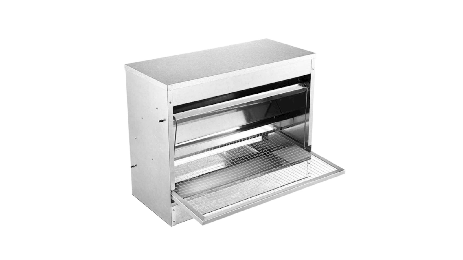 Rooster Farms Automatic Galvanised Chicken Feeder - 10kg