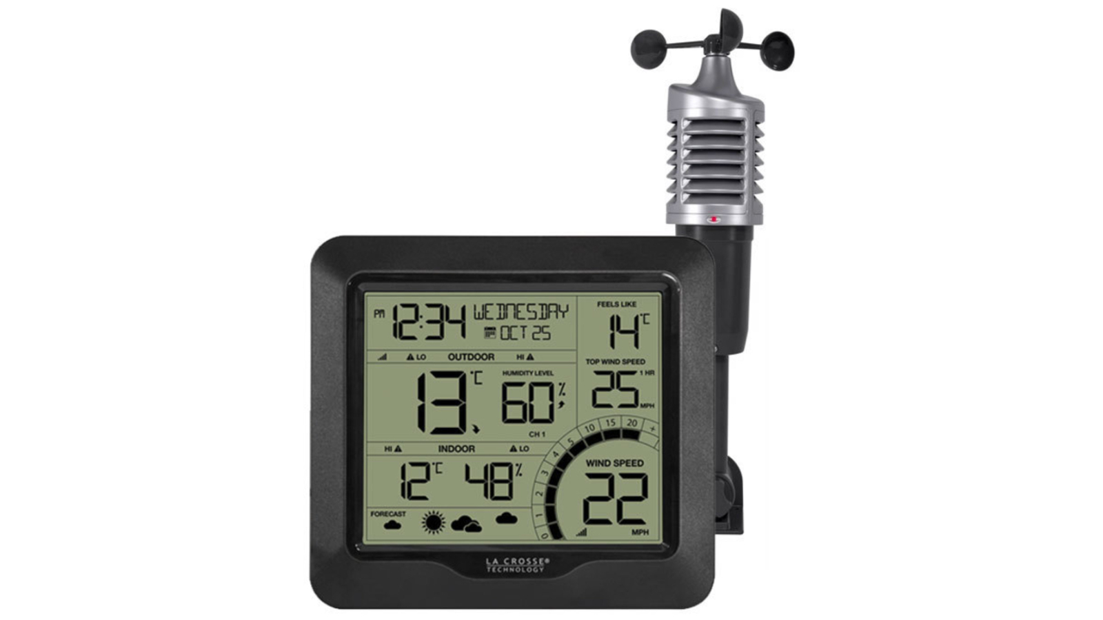 La Crosse 327-1417BW Wind Speed Weather Station