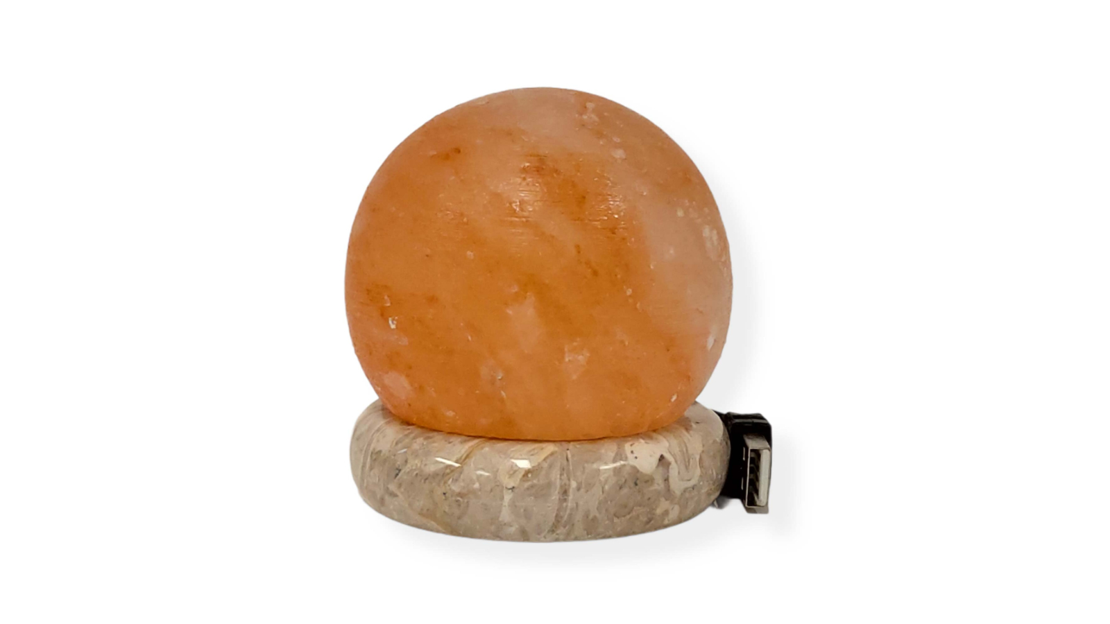 Orku USB Crystal Himalayan Pink Salt LED Lamp - Sphere/Ball