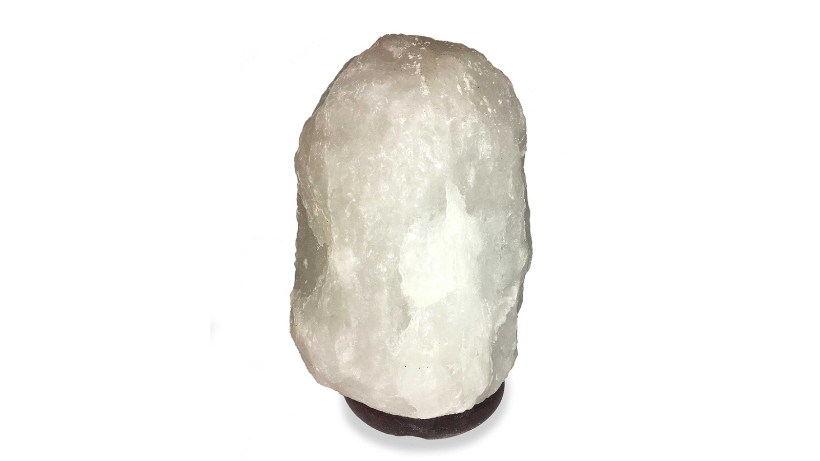 Orku 12V 12W Natural Crystal Rock Himalayan White Salt Lamp - 2-3kg