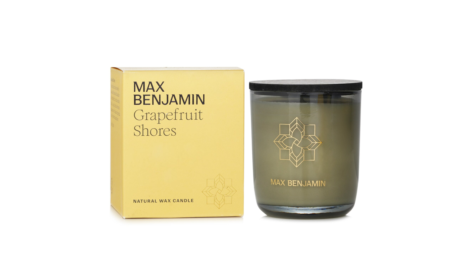 Max Benjamin Grapefruit Shores Natural Wax Candle - 210g/7.4oz