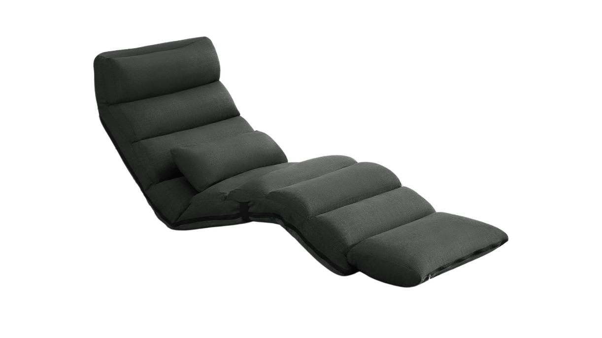 Tatami Chaise Lounger Adjustable Floor Sofa Bed Mat Recliner Couch Chair with Pillow