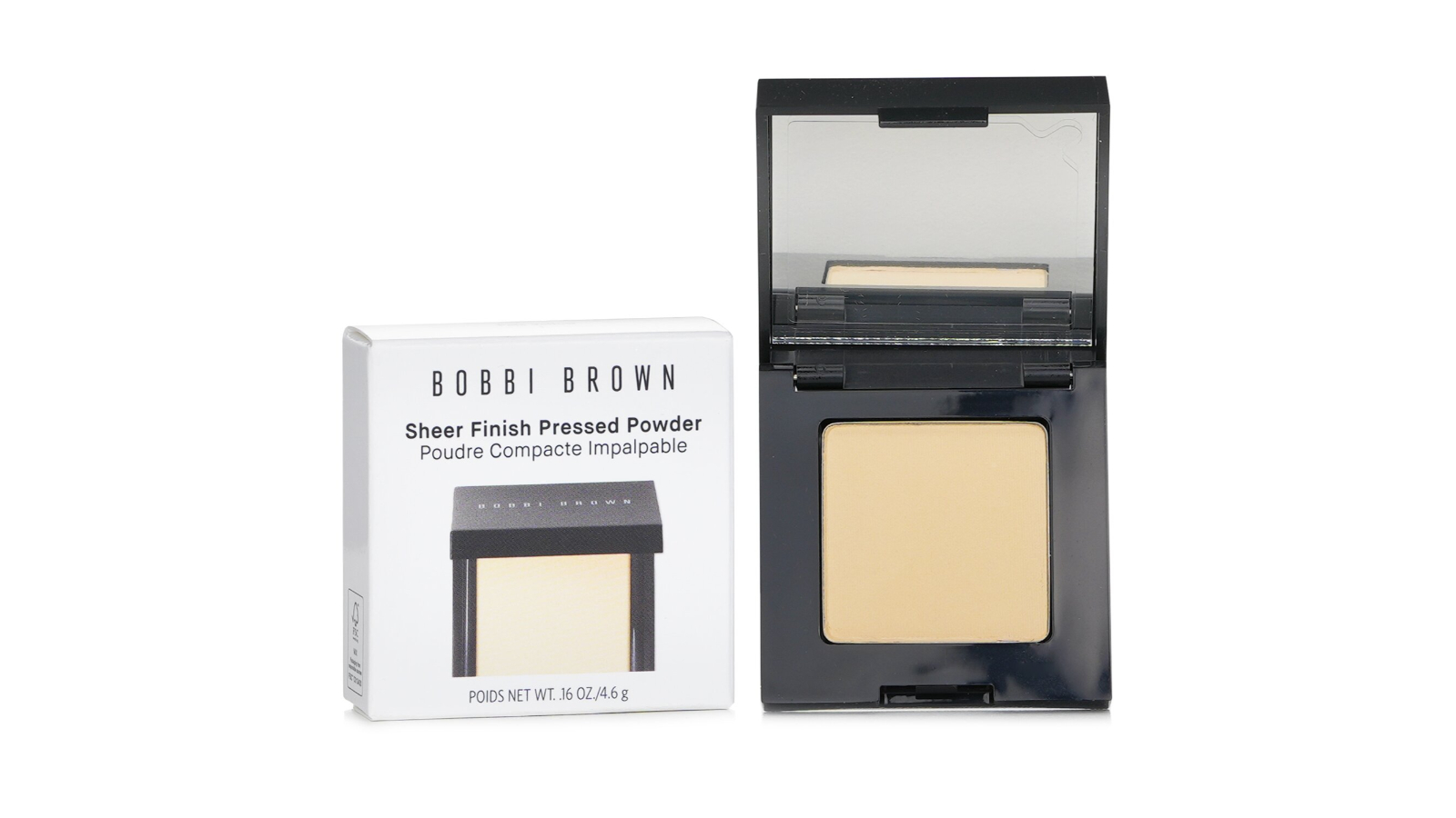 Bobbi Brown No. 1 Pale Yellow Mini Sheer Finish Pressed Powder - 4.6g/0.16oz