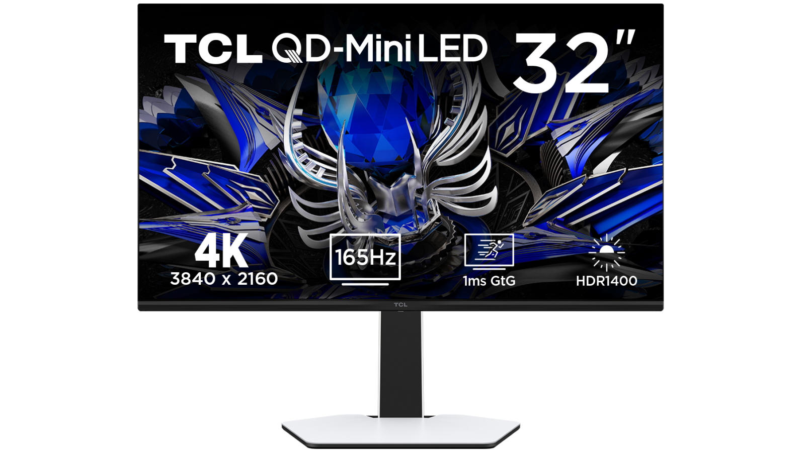 TCL 32-inch R84 4K QD-Mini LED Gaming Monitor | Harvey Norman