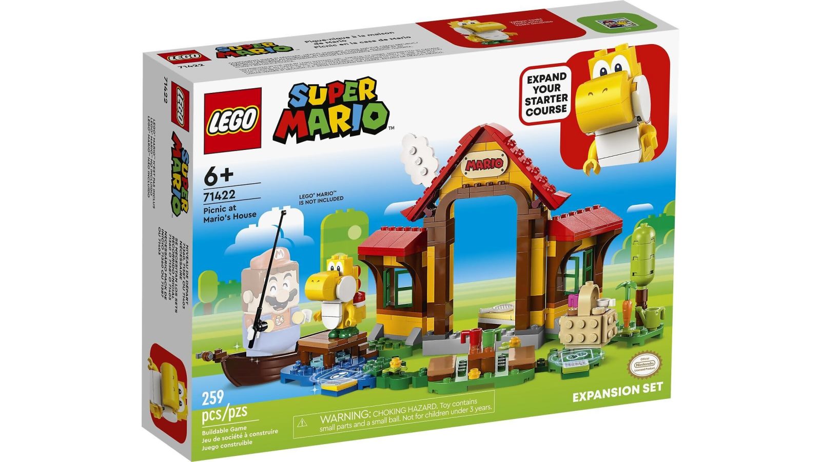 LEGO 71422 Picnic at Mario's House Expansion Set - Super Mario