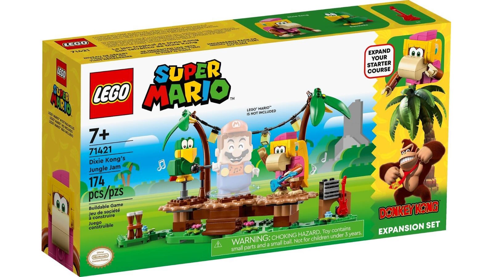 LEGO 71421 Dixie Kong's Jungle Jam Expansion Set - Super Mario