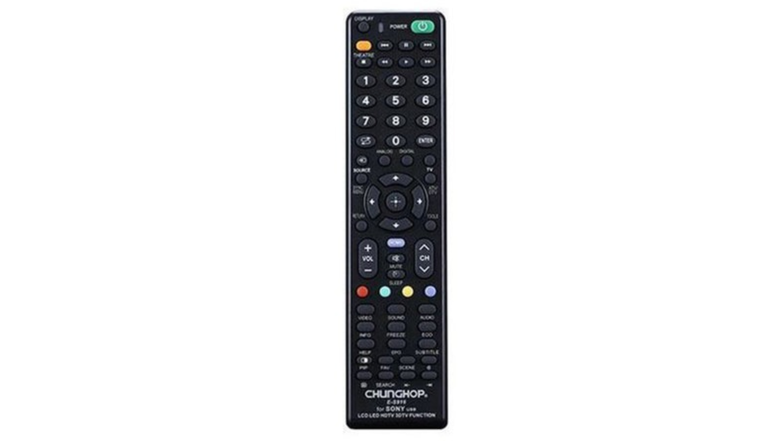 Chunghop Universal Sony LCD/LED/HDTV/HD/TVs Remote Control Replacement