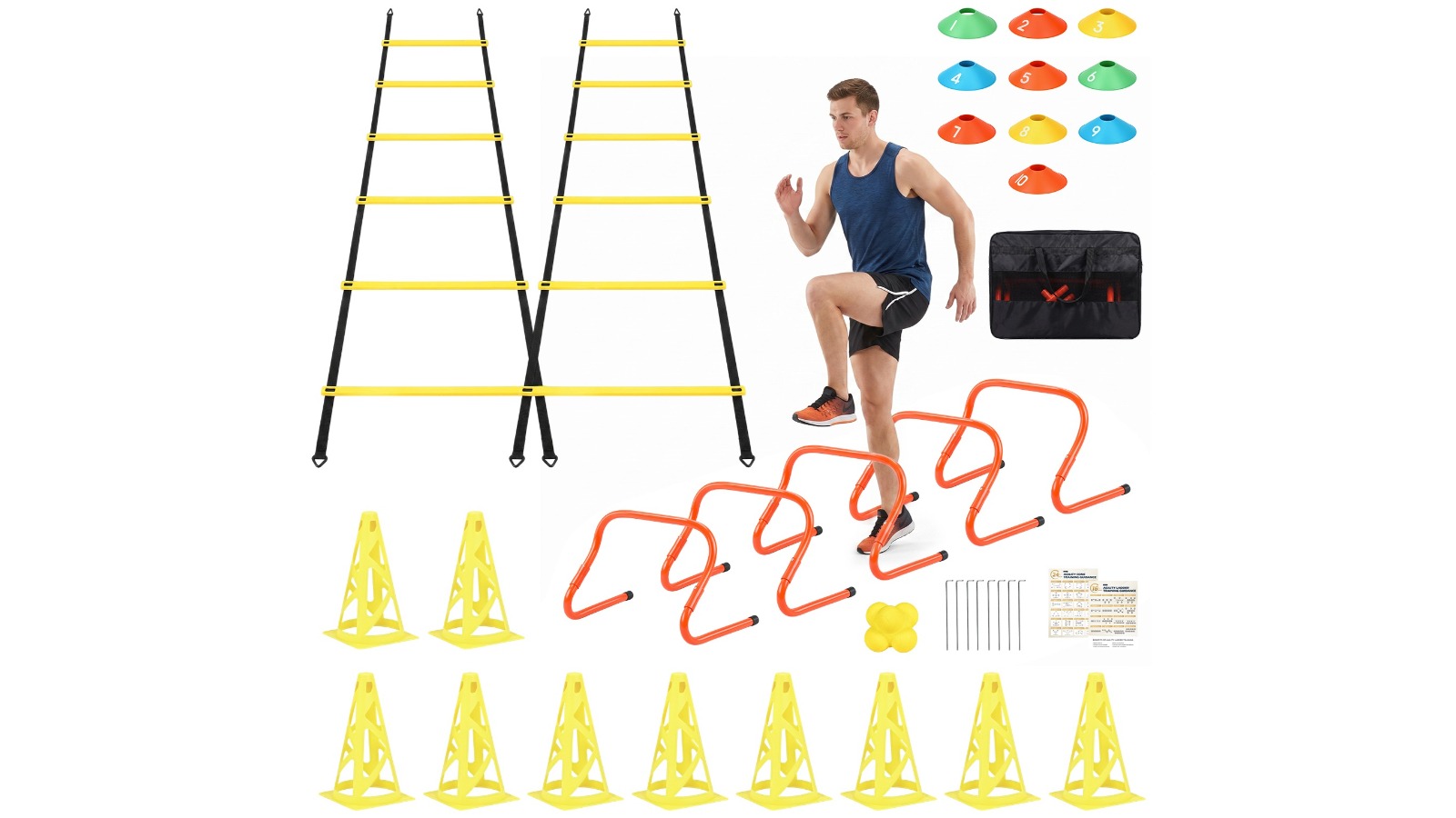 Advwin Speed Agility Training Equipment Set