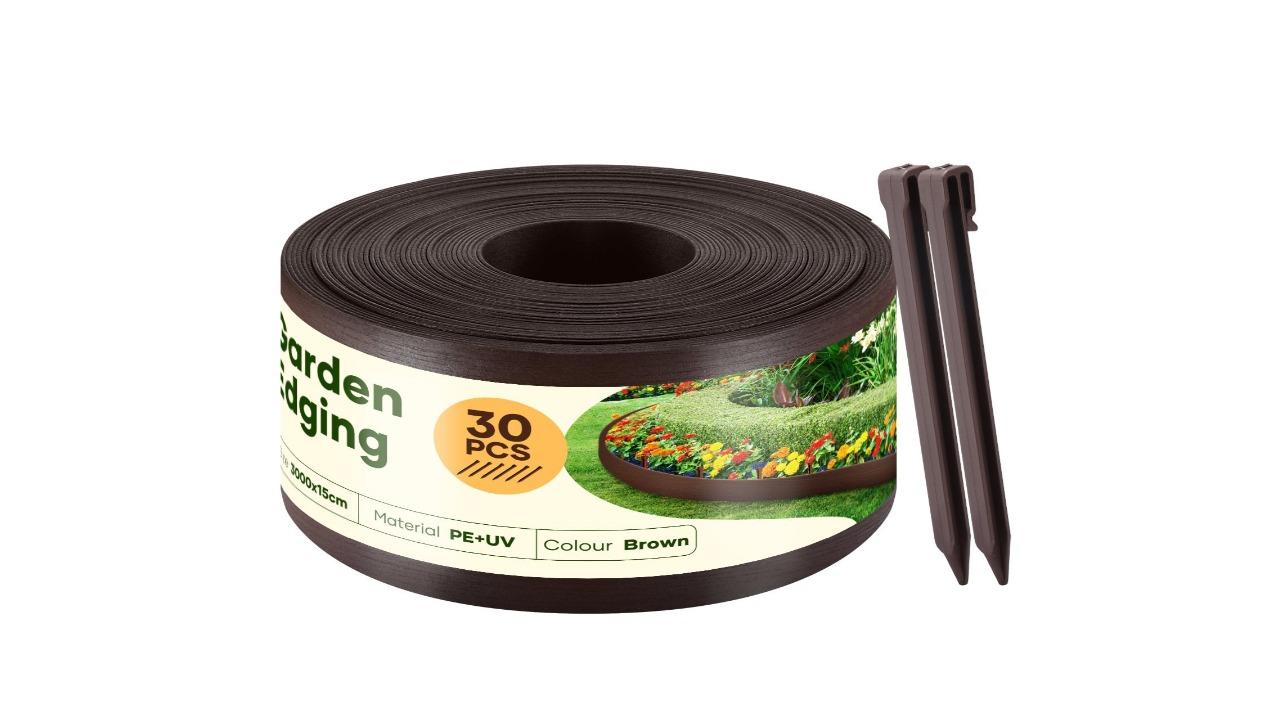 Garden Bed Edging Lawn Border - 3000 x 15cm