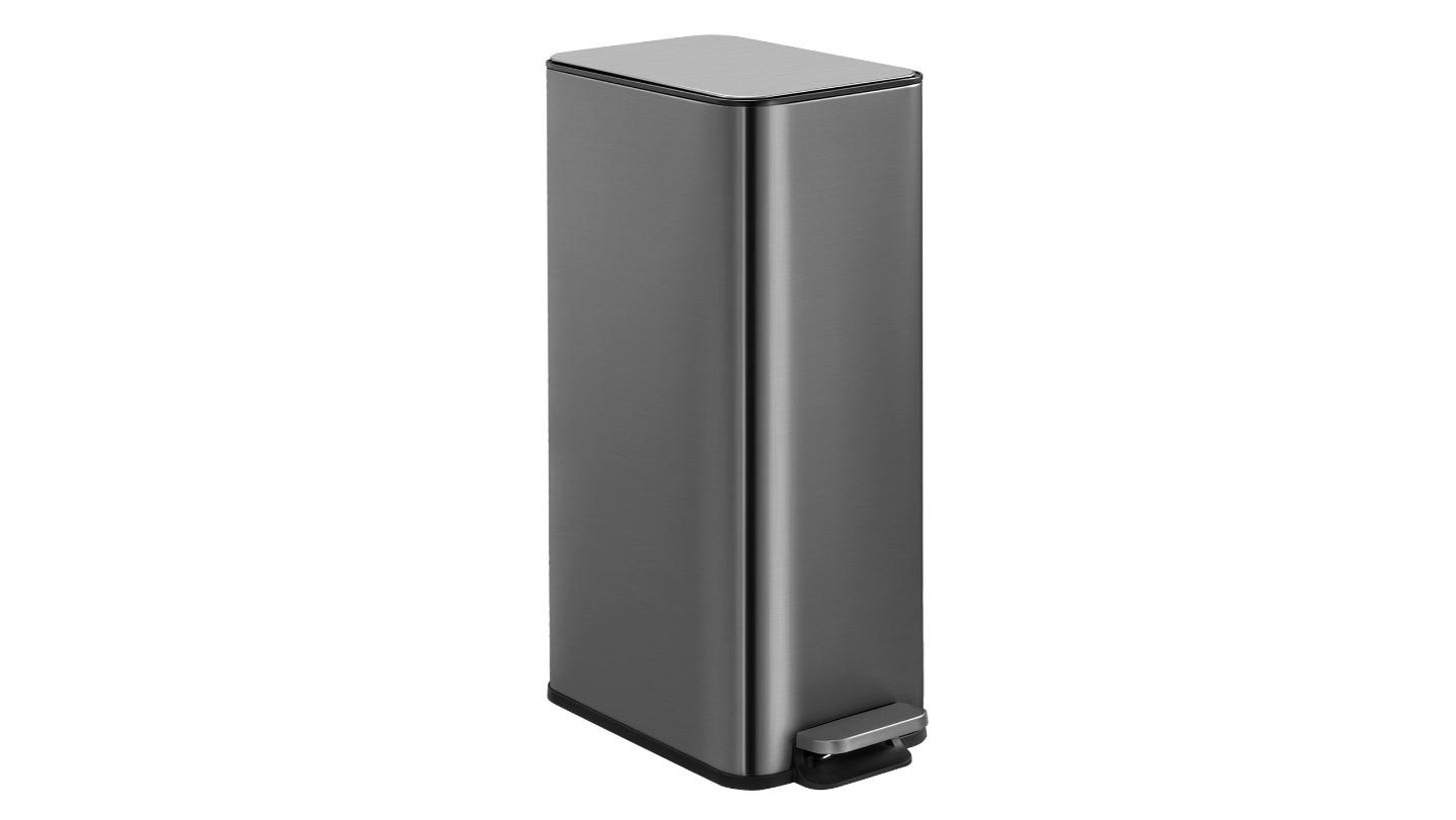 20 Litre Stainless Steel Pedal Rubbish Bin - Small
