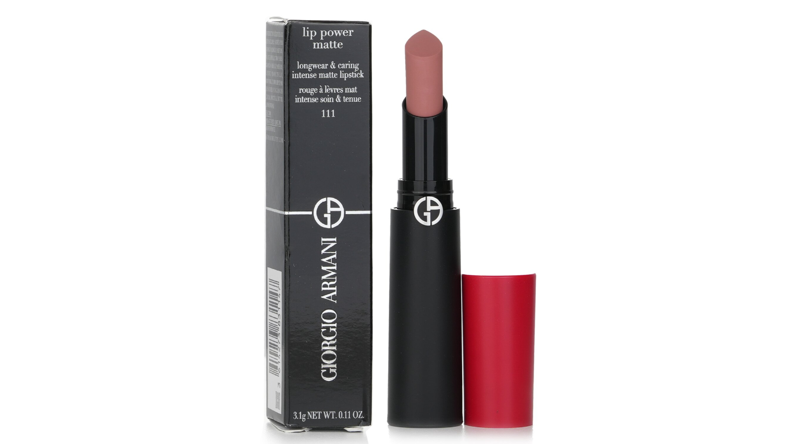 Giorgio Armani No. 111 True Lip Power Matte Longwear and Caring Intense Matte Lipstick- 3.1g/0.11oz