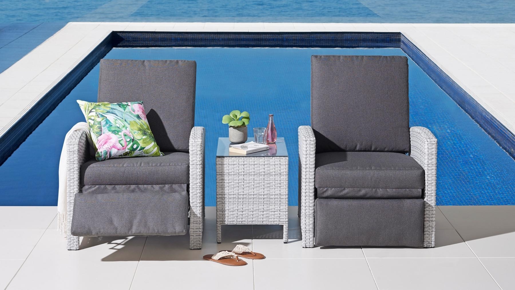 Argos 3 Piece Outdoor Reclining Chat Setting Harvey Norman