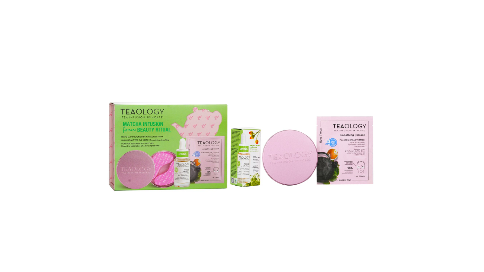 Teaology 3 Piece Matcha Infusion Forever Beauty Ritual Skincare Set