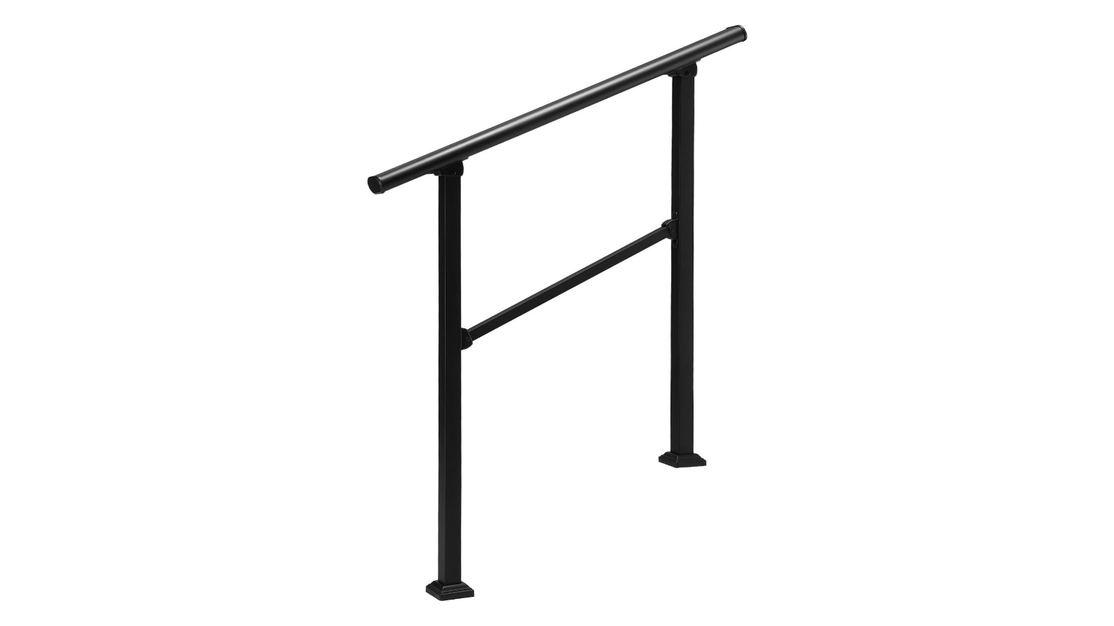 Stair Handrail 2-3 Step Safety Fence Indoor Concrete Balcony Porch Deck - 97 x 102.5cm