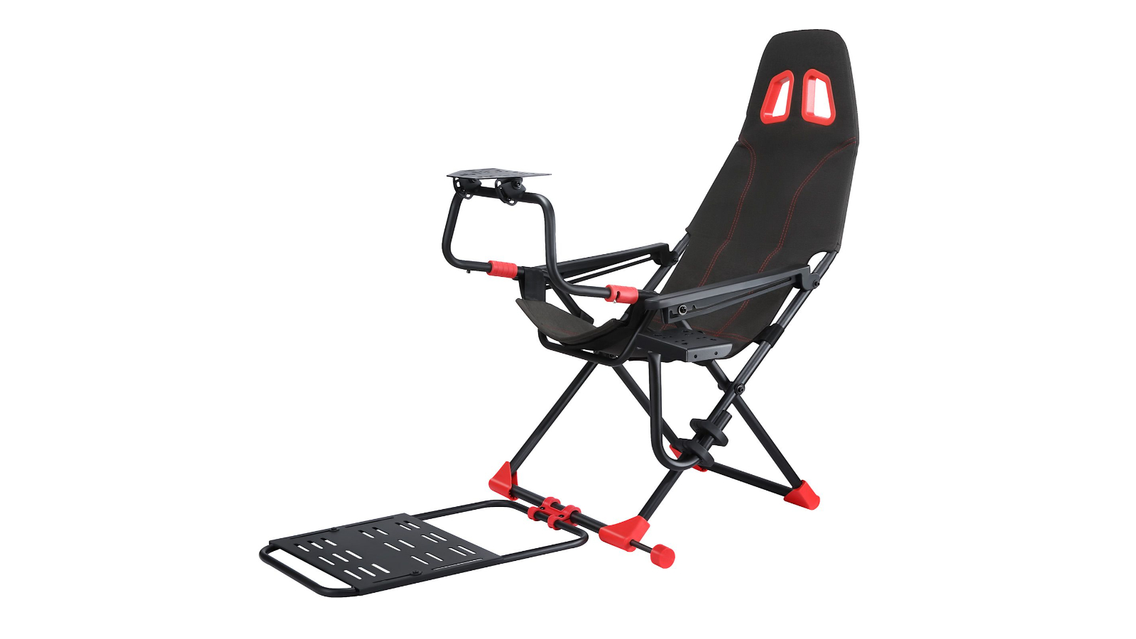 Gaming Simulator Steering Adjustable Foldable Seat Harvey Norman