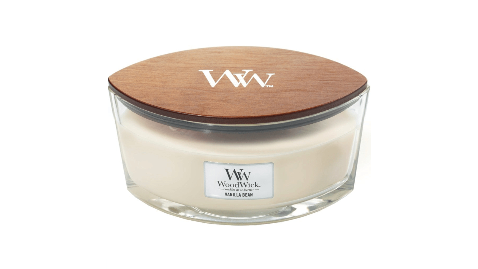 Woodwick Ellipse Hearthwick Candle - Vanilla Bean