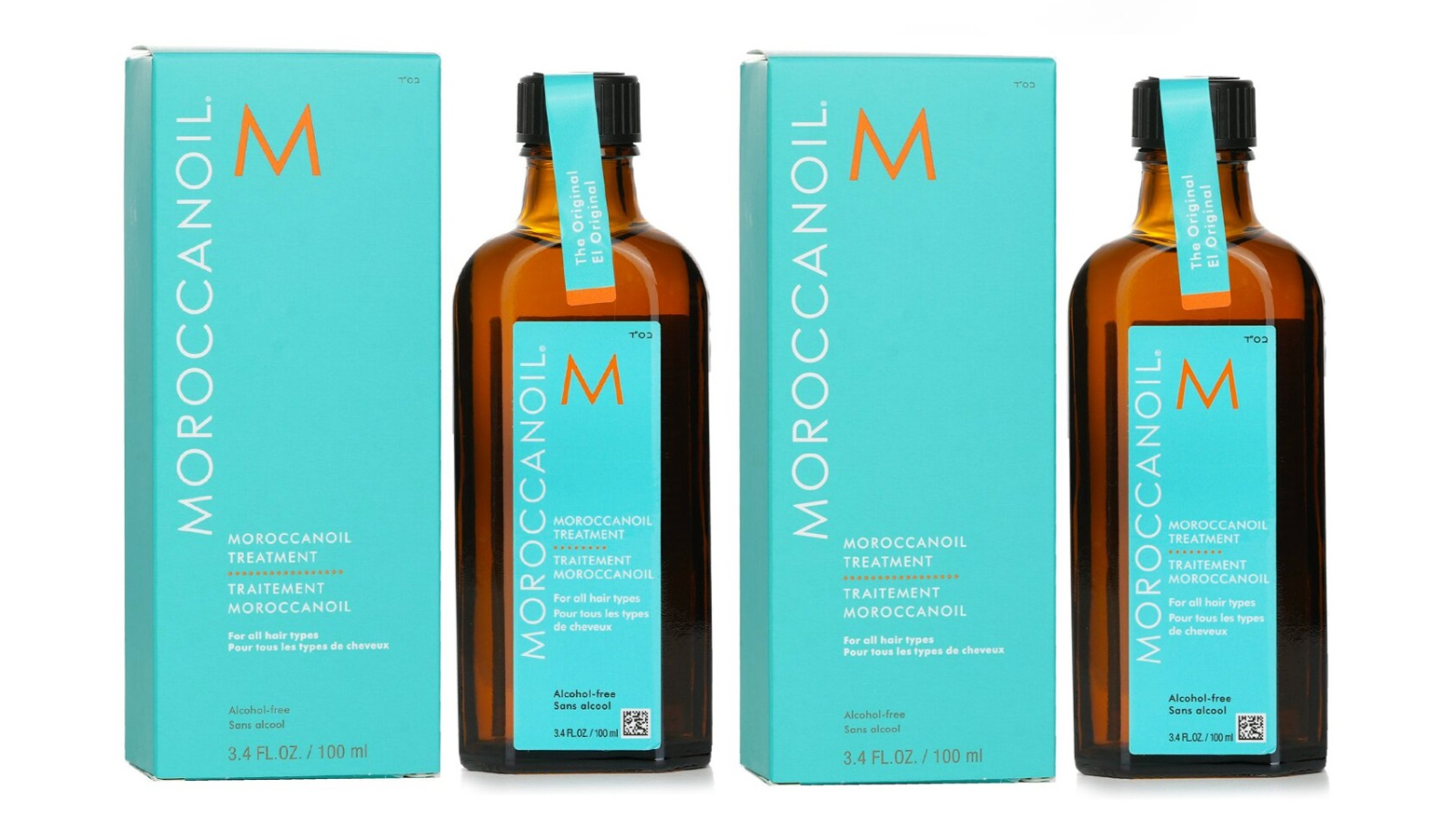 Moroccanoil (All Hair Types) Treatment Original Duo Set - 100ml