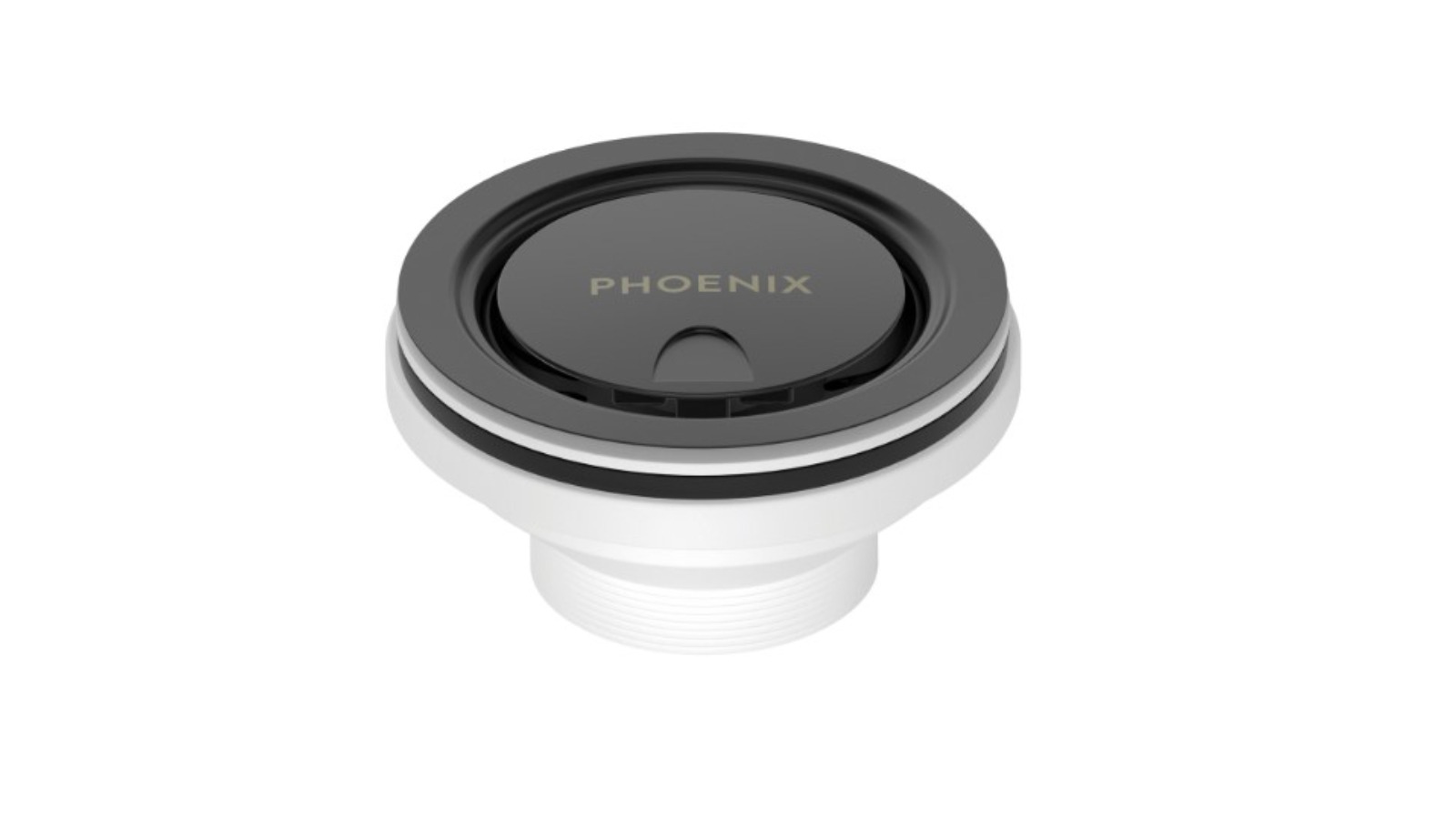 Phoenix Covered Sink Basket Waste - Matte Black