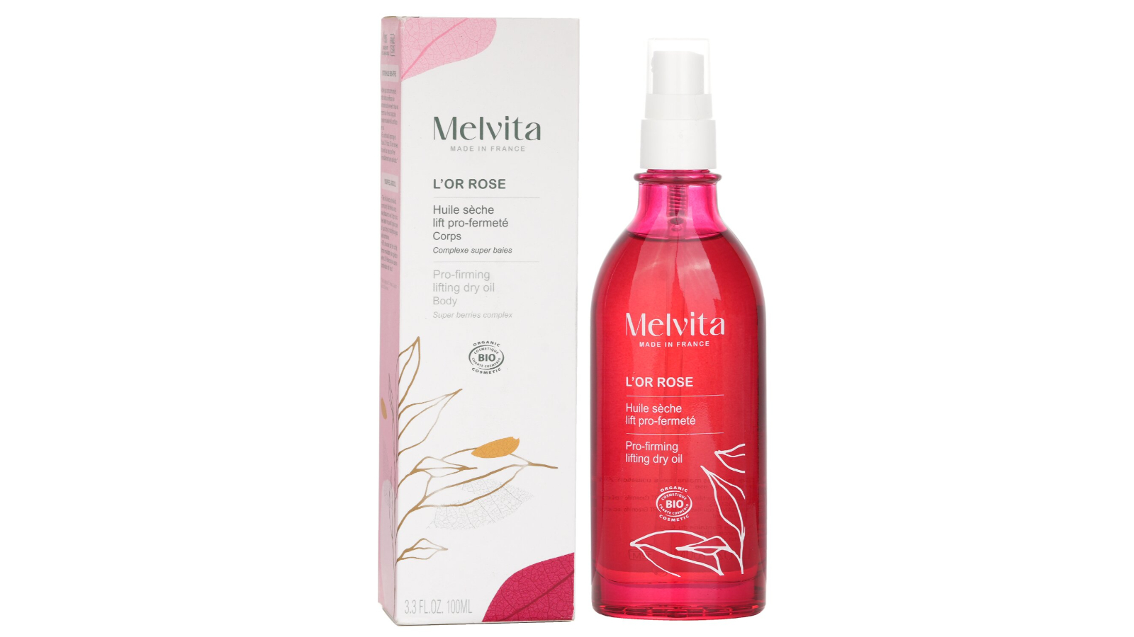 Melvita L'Or Rose Pro Firming Lifting Dry Body Oil - 100ml