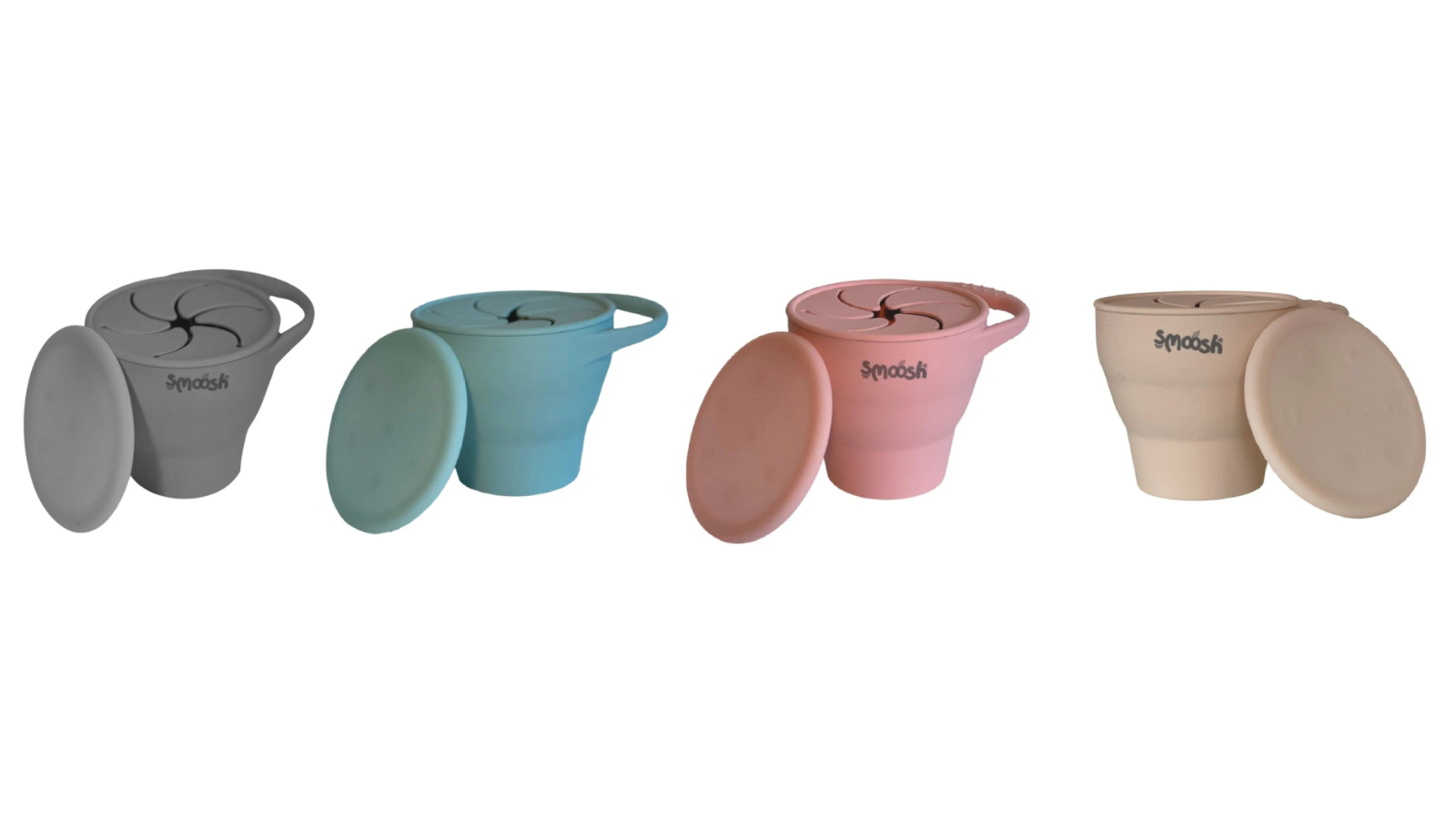 Smoosh Collapsible Snack Cup with Lid